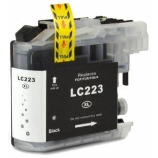 LC221BK/LC223BK Cartucho negro compatible con Brother.