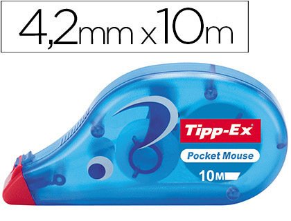 Corrector tipp-ex cinta -pocket mouse 4,2 mm x 10 m