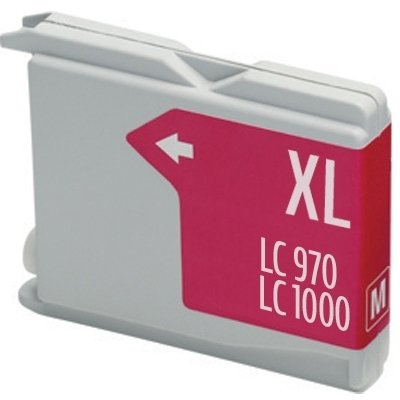 LC1000M/LC970M Cartucho magenta compatible con Brother.