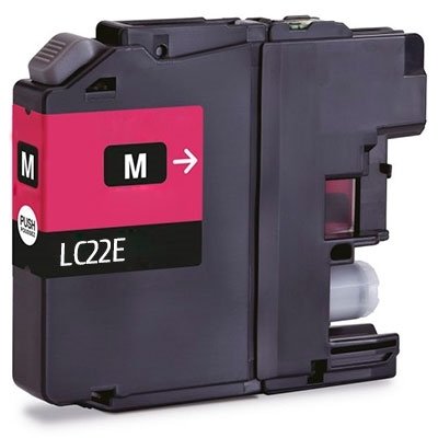 LC22EM Cartucho magenta compatible con Brother.