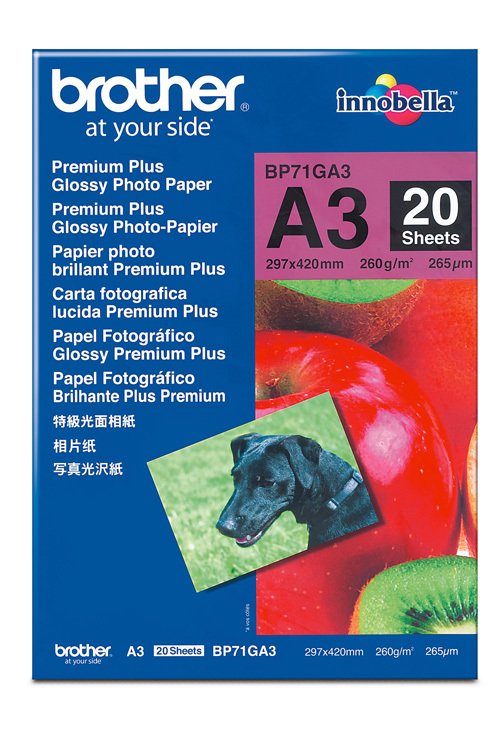 Papel Fotográfico Glossy Premium A3: Pack de 20 hojas de papel brillo de 260 g/m2