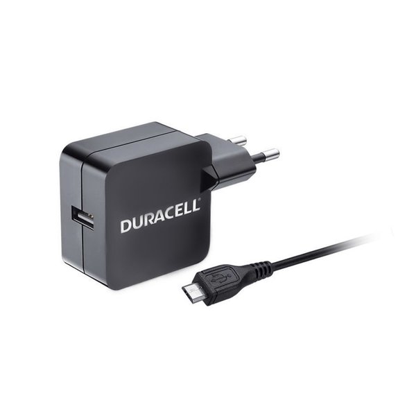 CARGADOR DE PARED DURACELL- 5V - 2.4A - CABLE MICRO USB