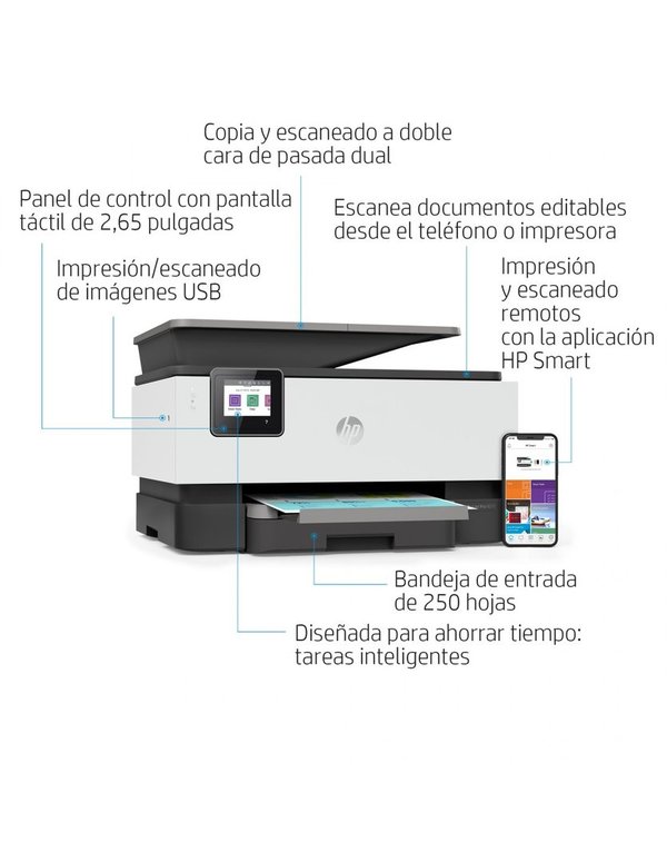 HP OfficeJet Pro 9010e Multifunción Wifi