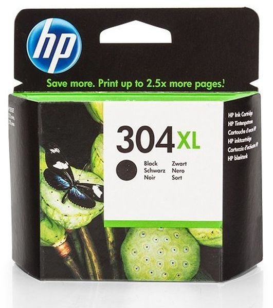 Cartucho de tinta - HP 304XL, Negro, N9K08AE