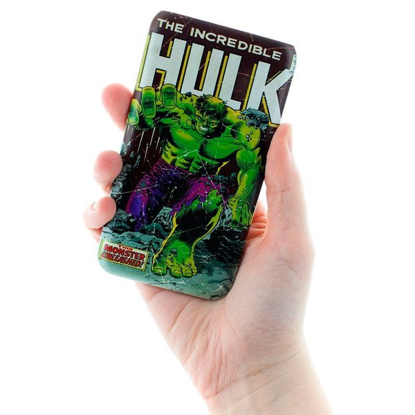 Bateria Externa Micro-usb Power Bank 4000 mAh Marvel Hulk