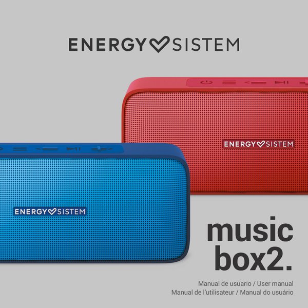 Energy Sistem Music Box 2 Altavoz Bluetooth 6W
