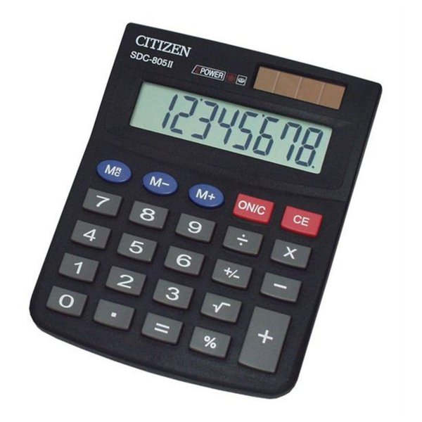 Calculadora CITIZEN sobremesa sdc-805 bn 8 digitos